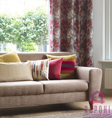 sofa fabric, window shades, and shutters & window treatments